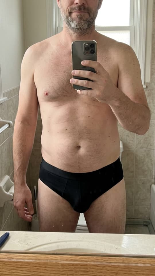 Meeloy bamboo underwear worn by a customer