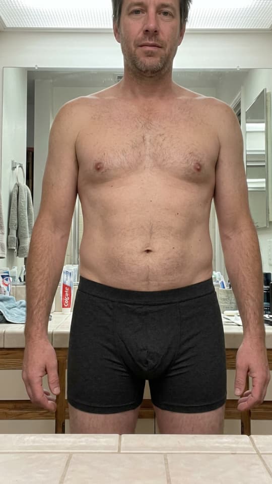 Meeloy bamboo underwear worn by a customer
