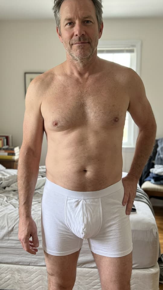Meeloy bamboo underwear worn by a customer